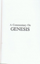 Cover art for A Commentary on Genesis