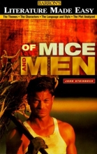 Cover art for Barron's Literature Made Easy Series: Your Guide to: Of Mice and Men by John Steinbeck