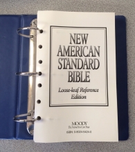 Cover art for New American Standard Bible: Loose-leaf Reference Edition