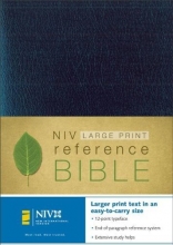 Cover art for NIV Personal-Size Reference Bible, Navy Blue