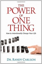 Cover art for The Power of One Thing: How to Intentionally Change Your Life