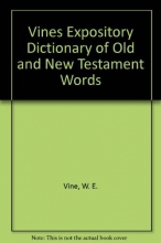 Cover art for Vines Expository Dictionary of Old and New Testament Words