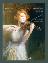 Cover art for History of Music in Western Culture, Volume 2 (3rd Edition)