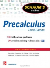 Cover art for Schaum's Outline of Precalculus, 3rd Edition: 738 Solved Problems + 30 Videos (Schaum's Outline Series)