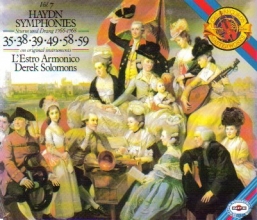 Cover art for Haydn: Symphonies 35, 38, 39, 49, 58, 59 'Fire' (Sturm und Drang Symphonies, Vol. 7)