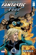 Cover art for Ultimate Fantastic Four, Vol. 8: Devils