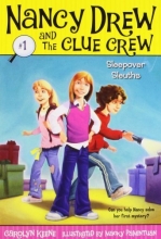 Cover art for Sleepover Sleuths (Nancy Drew and the Clue Crew #1)
