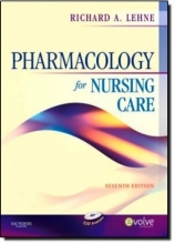 Cover art for Pharmacology for Nursing Care, 7th Edition