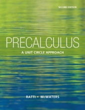 Cover art for Precalculus: A Unit Circle Approach (2nd Edition)