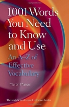 Cover art for 1001 Words You Need To Know and Use: An A-Z of Effective Vocabulary