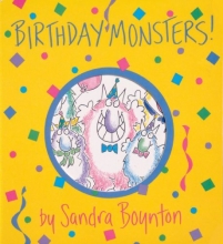 Cover art for Birthday Monsters! (Boynton on Board)