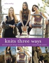 Cover art for Knits Three Ways: Mix and Match Design Elements to Create a Custom-Made Sweater
