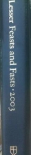 Cover art for Lesser Feasts And Fasts 2003