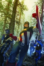 Cover art for Captain America: Two Americas