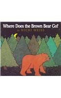 Cover art for Little Books: Where Does the Brown Bear Go? (Trophies)