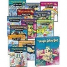 Cover art for THE MAGIC SCHOOL BUS BRIEFCASE (12-BOOK SET IN CARRYING CASE) (The Magic School Bus ... Blows Its Top: A Book About Volcanoes, Gets Ants in Its Pants: A Book About Ants, Gets Cold Feet: A Book About Warm- and Cold-Blooded Animals, Gets Eaten: A Book About