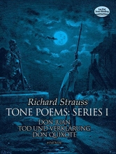 Cover art for Tone Poems in Full Score, Series I: Don Juan, Tod Und Verklarung, & Don Quixote (Dover Music Scores)