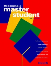 Cover art for Becoming a Master Student, Eighth Edition