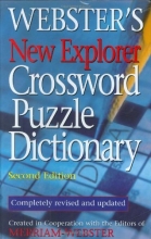 Cover art for Webster's New Explorer Crossword Puzzle Dictionary