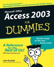 Cover art for Access 2003 For Dummies
