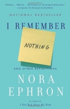 Cover art for I Remember Nothing: And Other Reflections