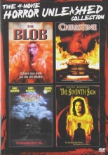 Cover art for The Blob  / Christine (1983) / Fright Night (1985) / Seventh Sign