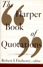 Cover art for The Harper Book of Quotations 3rd Edition