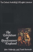Cover art for The Oxford Anthology of English Literature: The Literature of Renaissance England