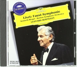 Cover art for Liszt: Faust-Symphony / Bernstein, Riegel, Boston Symphony Orchestra