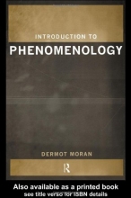 Cover art for Introduction to Phenomenology