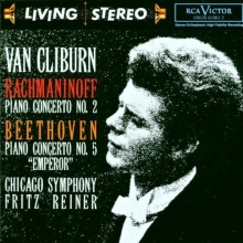 Cover art for Rachmaninoff: Piano Concerto No. 2 / Beethoven: Piano Concerto No. 5 "Emperor"