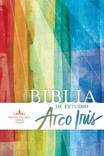 Cover art for RVR 1960 Biblia de Estudio Arco Iris, tapa dura (Spanish Edition)