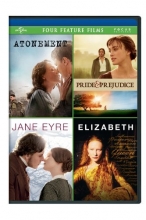Cover art for Atonement / Pride & Prejudice / Jane Eyre / Elizabeth Four Feature Films