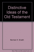 Cover art for Distinctive Ideas of the Old Testament