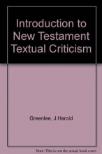 Cover art for Introduction to New Testament Textual Criticism