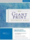 Cover art for NIV Giant Print Reference Bible