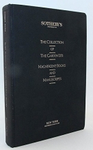Cover art for Sotheby's: The Collection of the Garden Ltd: Magnificent Books and Manuscripts: November 9 and 10, 1989: Sale 5927