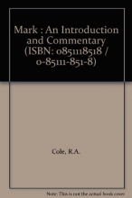 Cover art for Mark : An Introduction and Commentary (ISBN: 0851118518 / 0-85111-851-8)