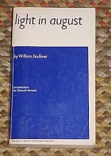 Cover art for Light in August by William Faulkner (Modern Library College Editions) 1968