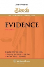 Cover art for Blond's Law Guides: Evidence, Fifth Edition