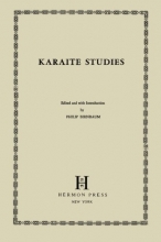 Cover art for Karaite Studies