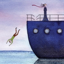 Cover art for ... In Shallow Seas We Sail