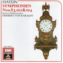 Cover art for Karajan conducts Haydn Symphonies 83, 101 &104 (EMI Studio DRM)