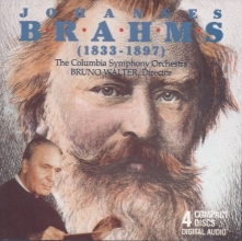 Cover art for Johannes Brahms (1833-1897) 4 Cd Set Recorded By the Columbia Symphony Orchestra with Director Bruno Walter