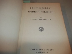 Cover art for John Wesley and Modern Religion