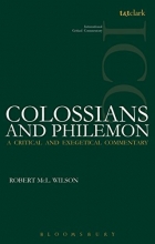 Cover art for Colossians and Philemon (International Critical Commentary)