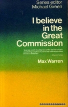 Cover art for I believe in the great commission