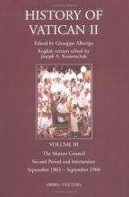 Cover art for The History of Vatican II, Vol. 3: The Mature Council, Second Period and Intersession, September 1963-September 1964