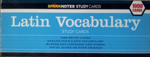 Cover art for Spark Notes Study Cards Latin Vocabulary (Spark Notes)