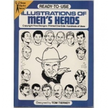 Cover art for Ready-To-Use Illustrations of Men's Heads (Dover Clip-Art Series)